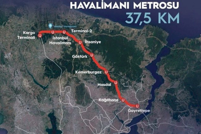 Gayrettepe – İstanbul Havalimanı metro istasyonu yakında açılıyor galiba.